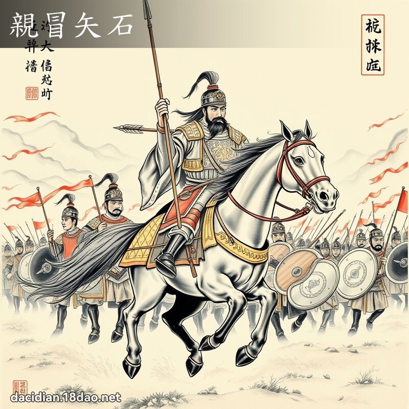 亲冒矢石 配图