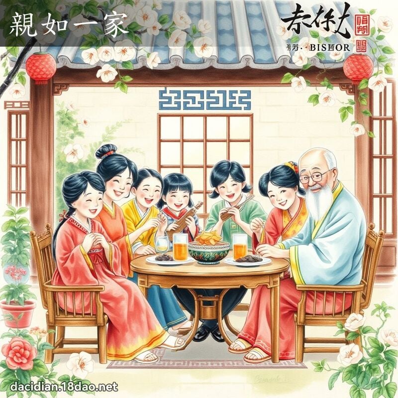 亲如一家 配图