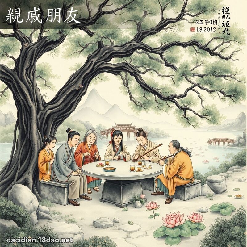亲戚朋友 配图