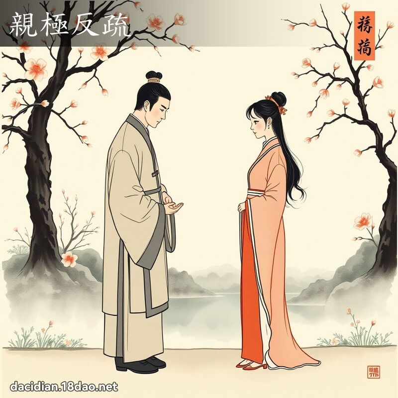 亲极反疏 配图