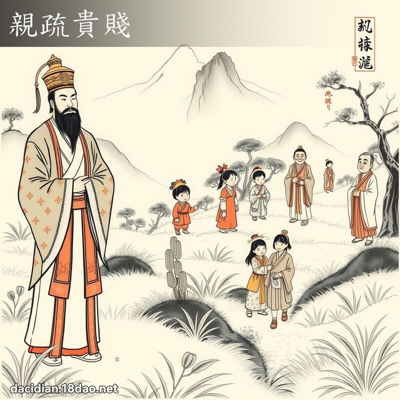 亲疏贵贱 配图