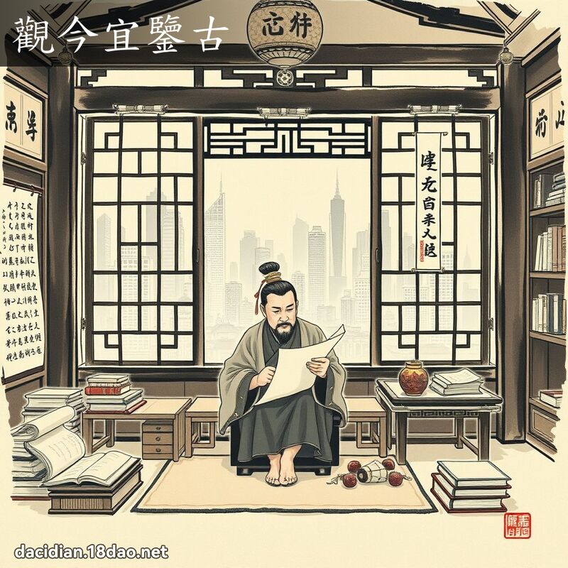 观今宜鉴古 配图