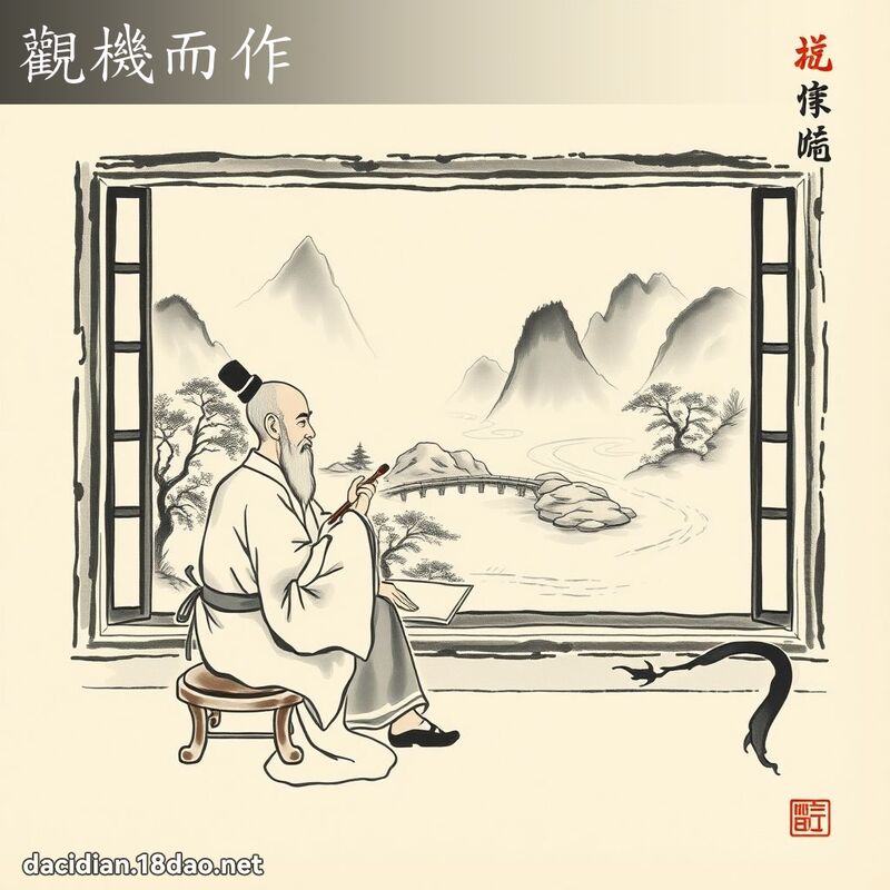 观机而作 配图