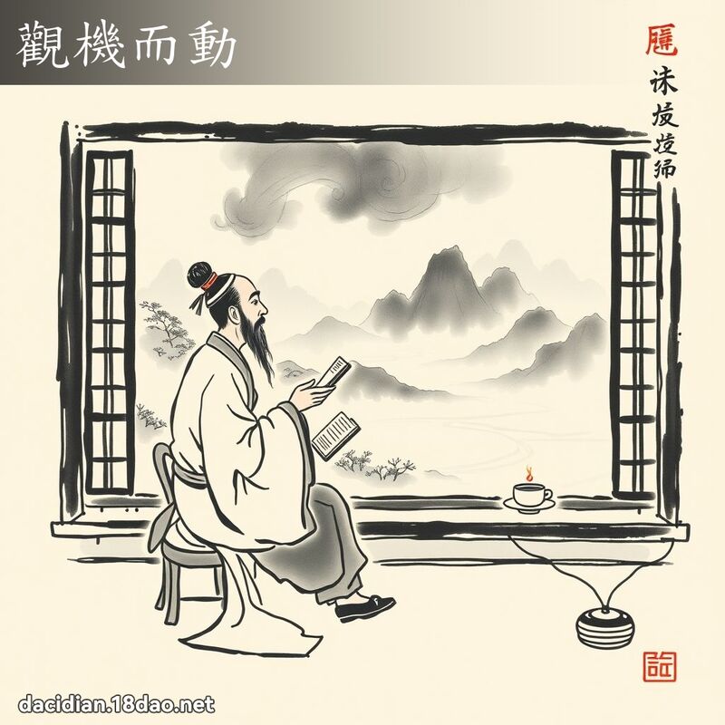 观机而动 配图