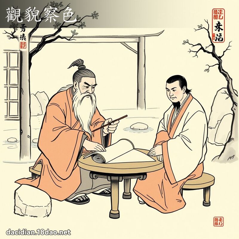 观貌察色 配图