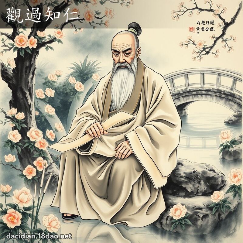 观过知仁 配图