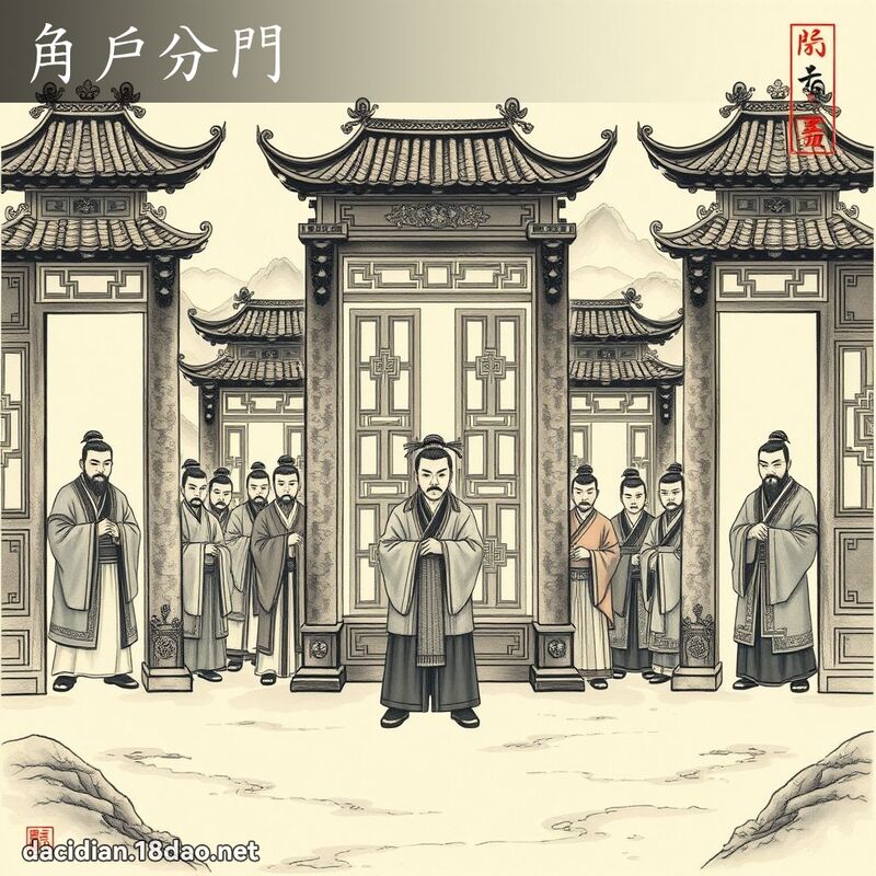 角户分门 配图