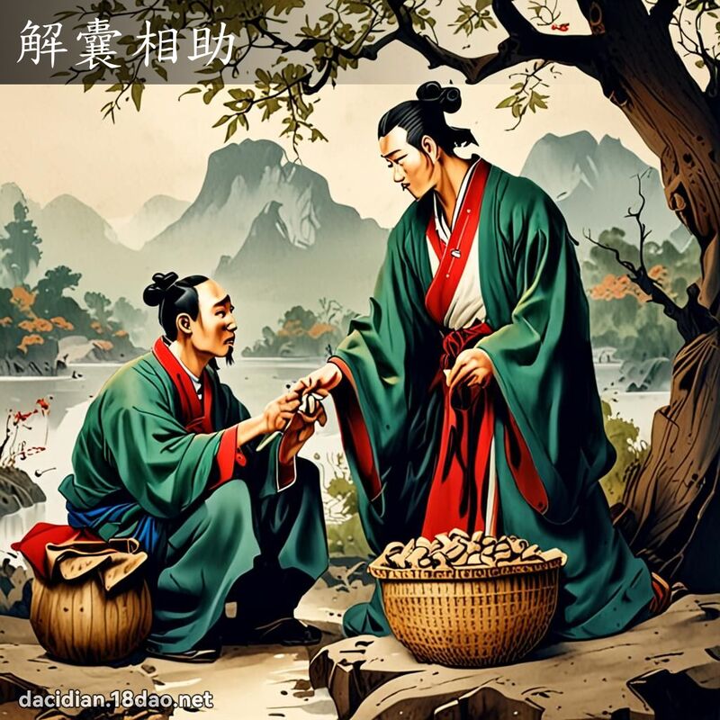 解囊相助 配图