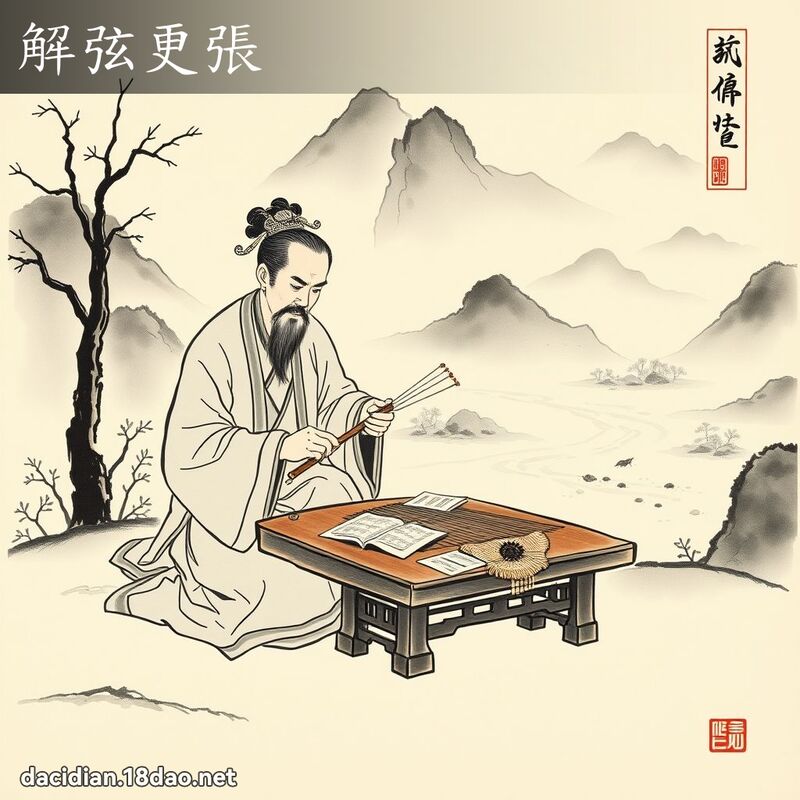 解弦更张 配图