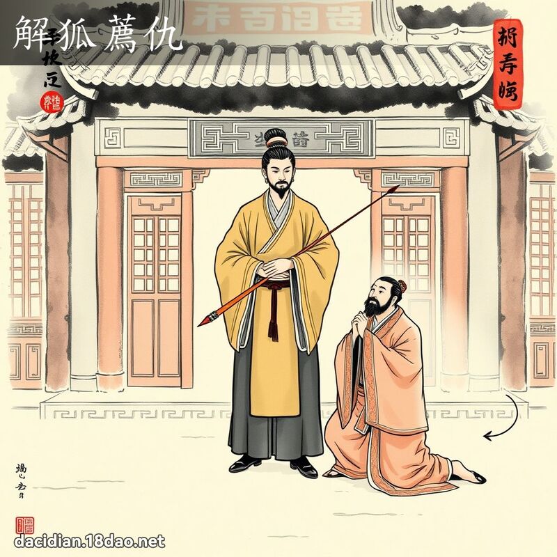 解狐荐仇 配图