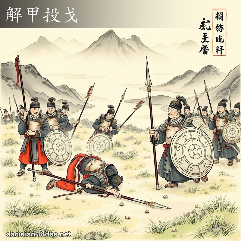 解甲投戈 配图
