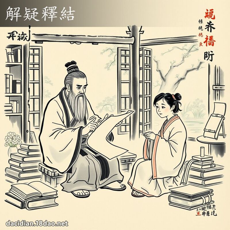 解疑释结 配图