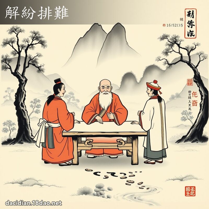 解纷排难 配图