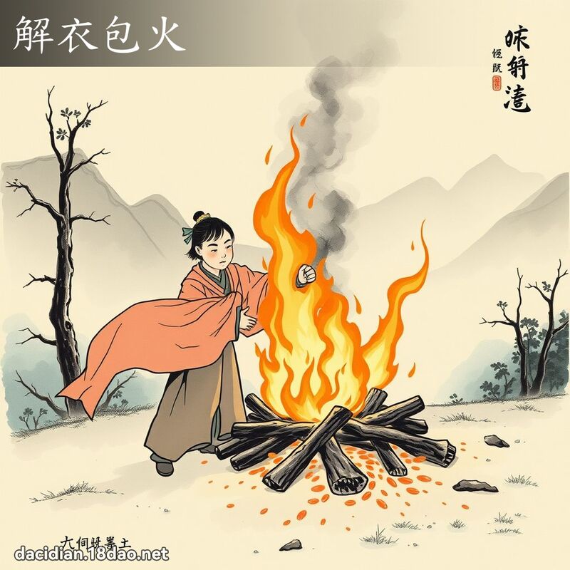 解衣包火 配图