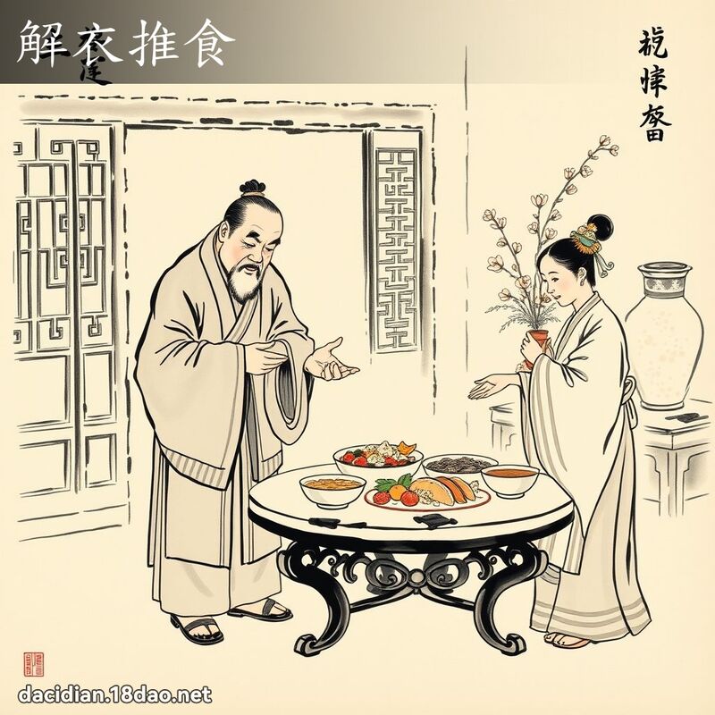 解衣推食 配图