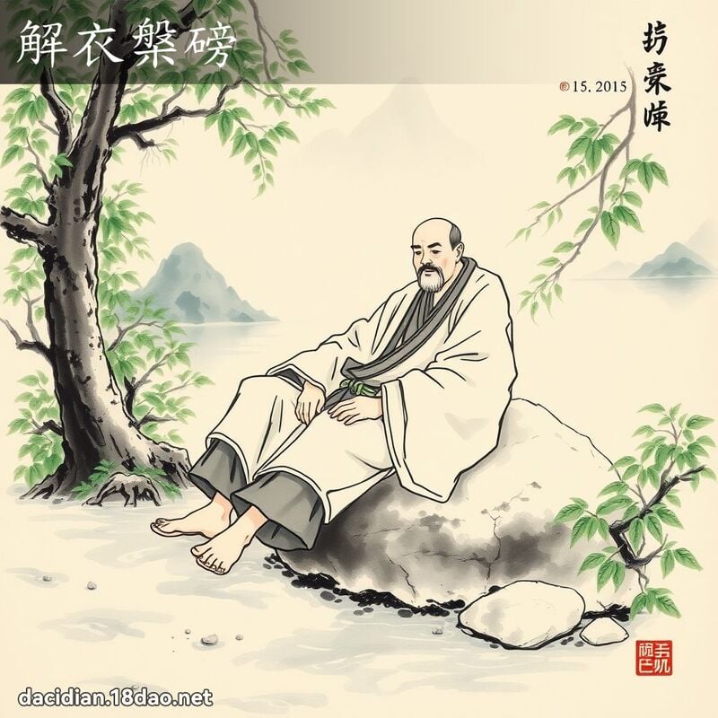 解衣槃磅 配图