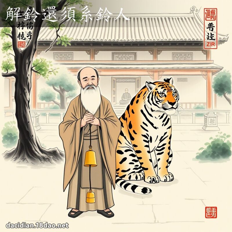 解铃还须系铃人 配图