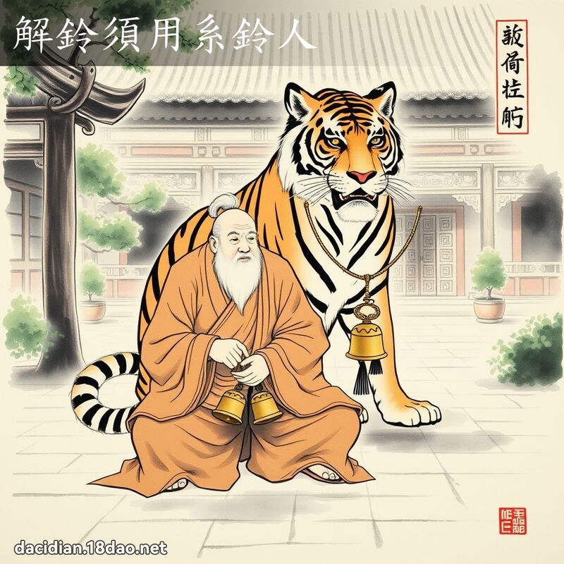 解铃须用系铃人 配图