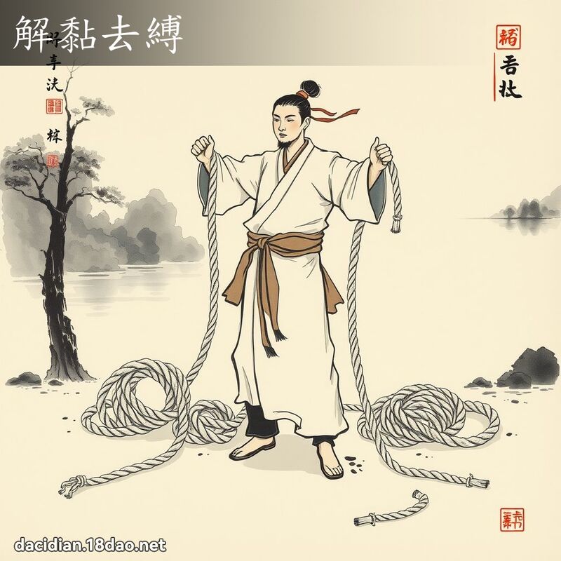 解黏去缚 配图
