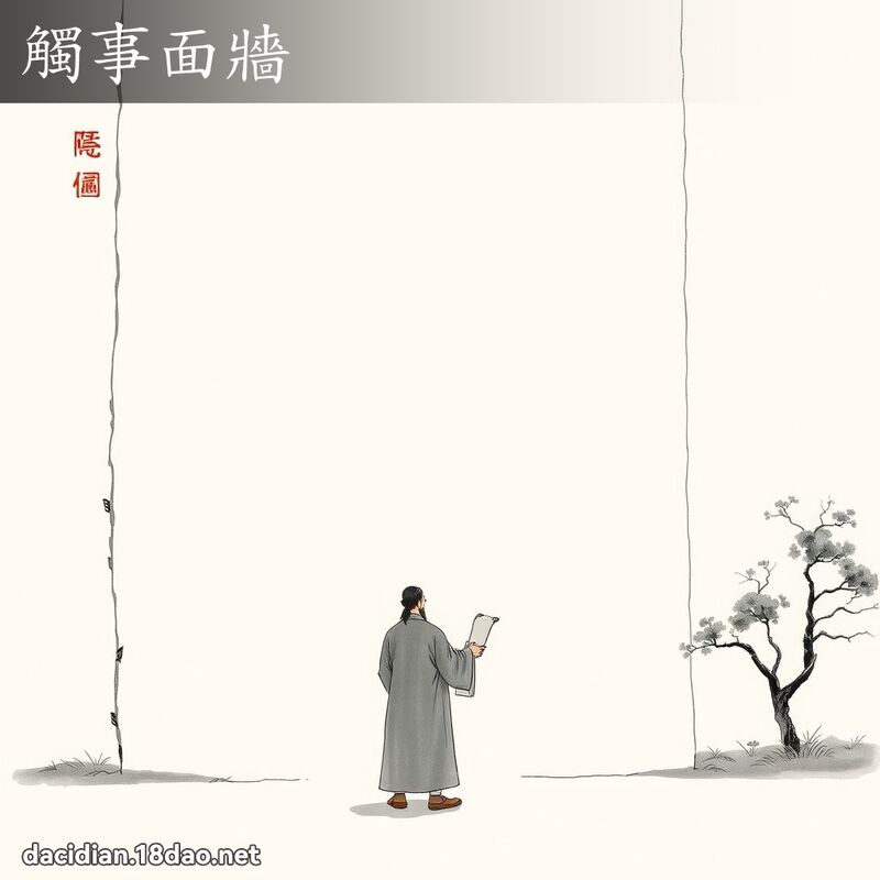 触事面墙 配图