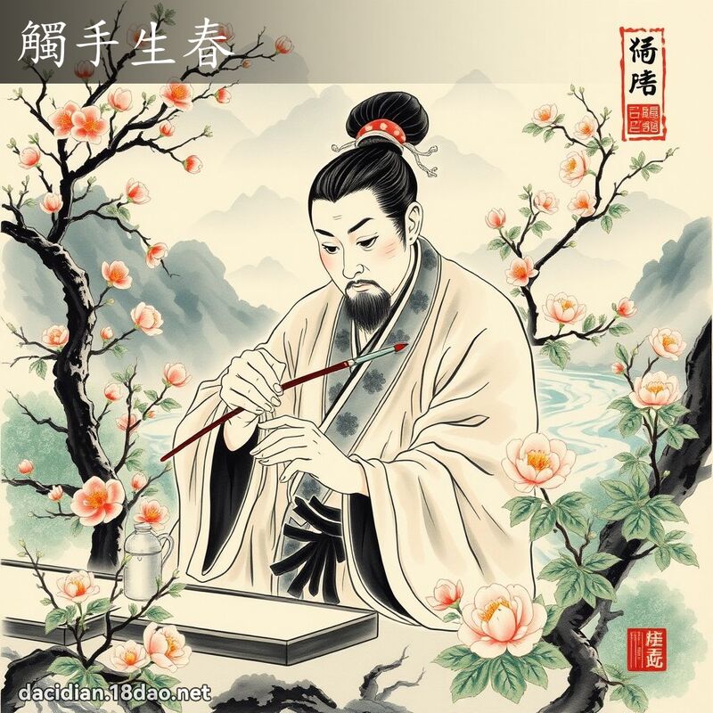 触手生春 配图