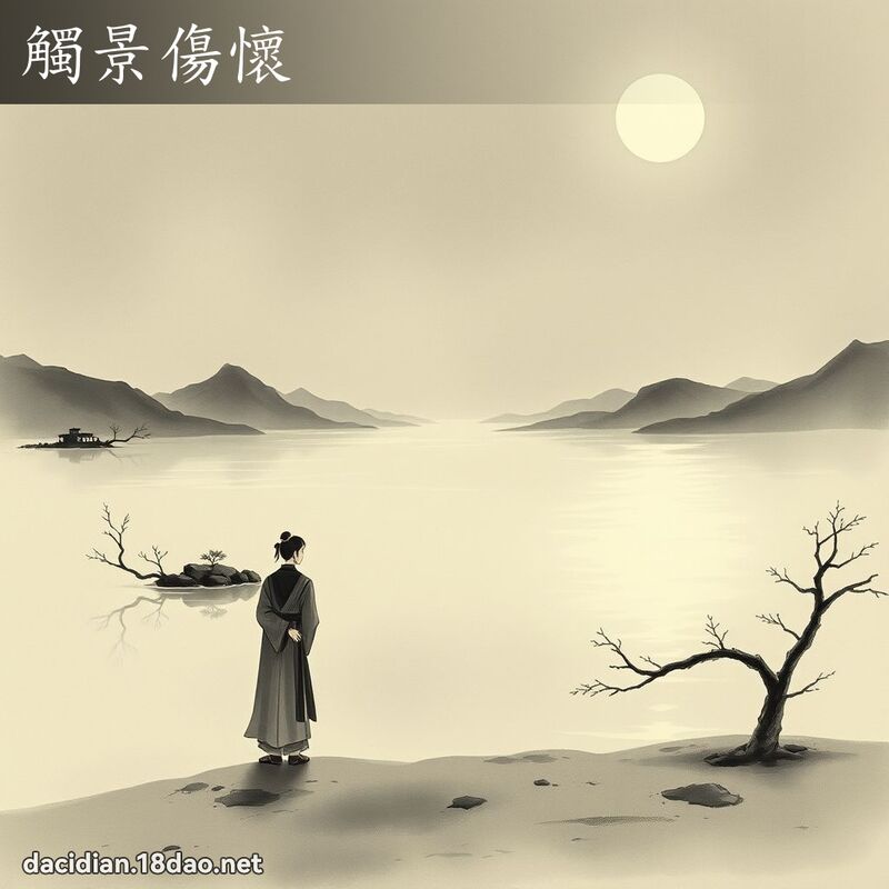 触景伤怀 配图