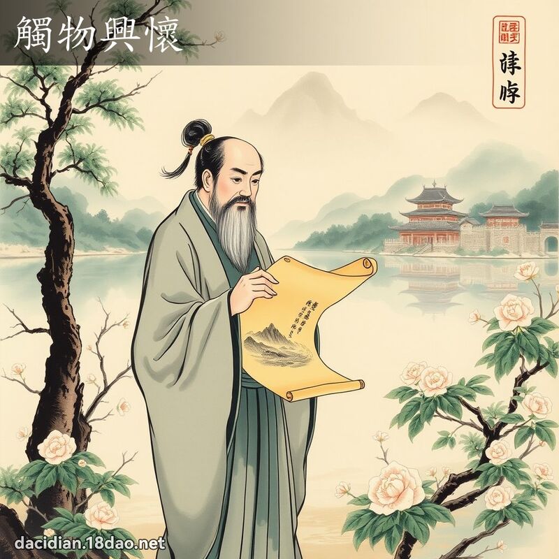 触物兴怀 配图