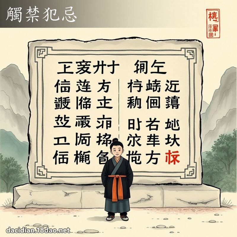 触禁犯忌 配图
