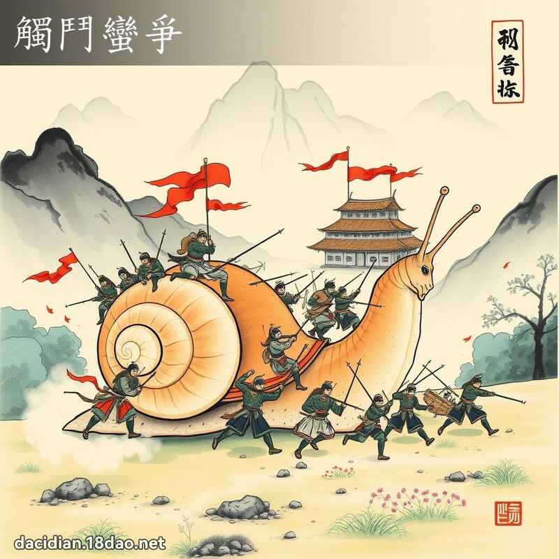 触斗蛮爭 配图