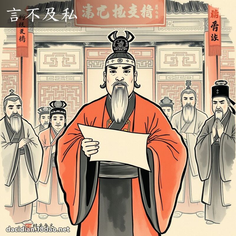 言不及私 配图