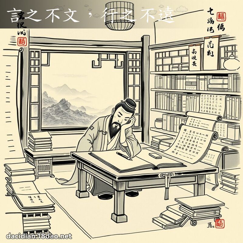 言之不文,行之不远 配图