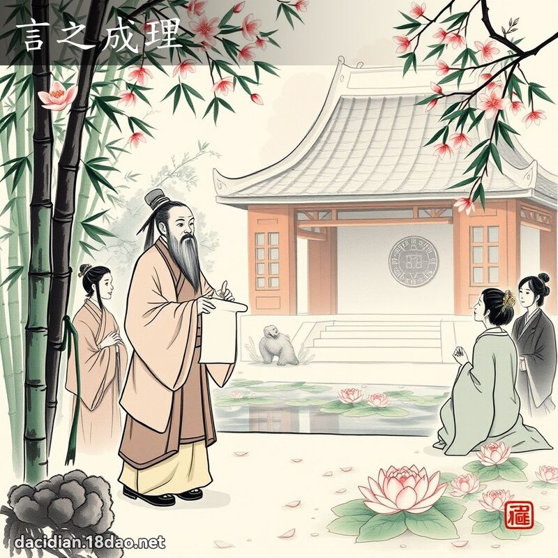 言之成理 配图