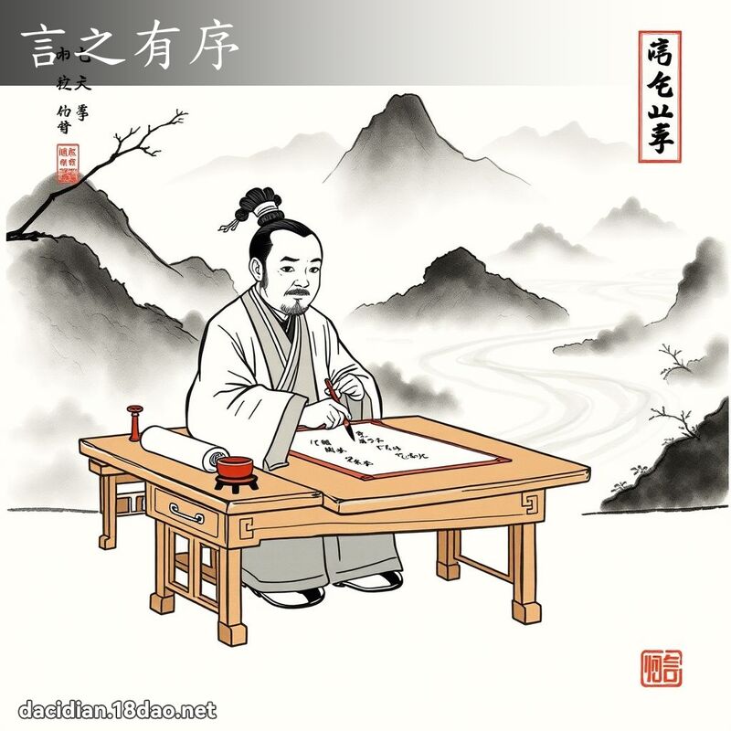 言之有序 配图