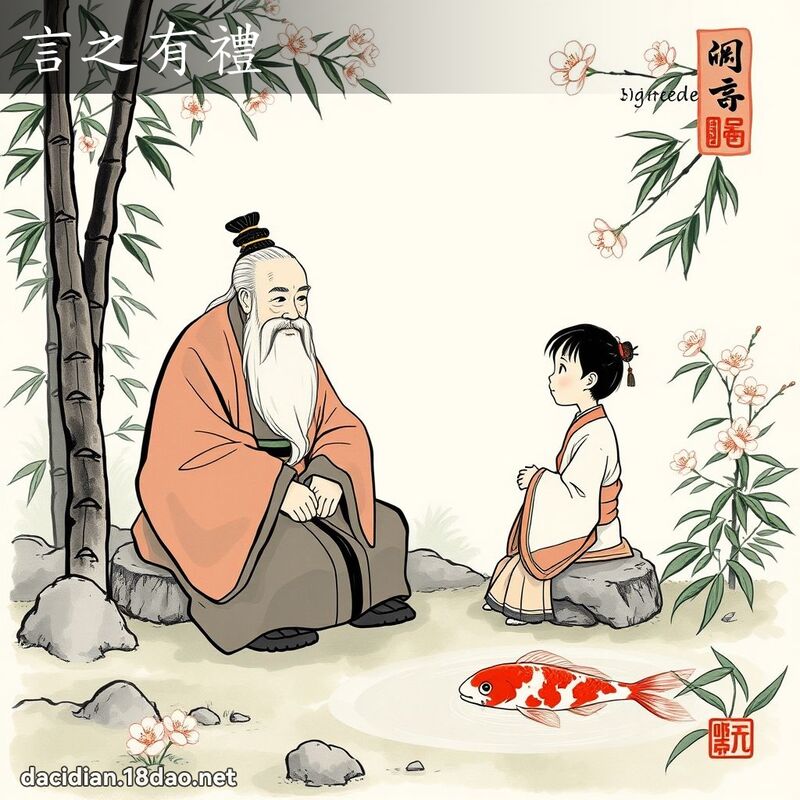 言之有礼 配图