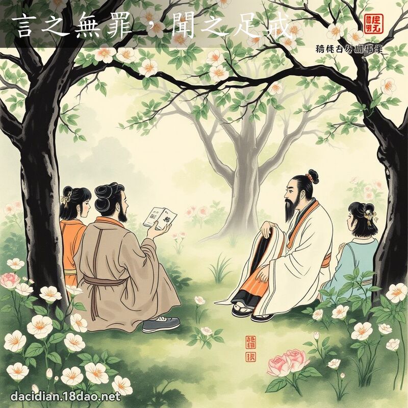 言之无罪,闻之足戒 配图