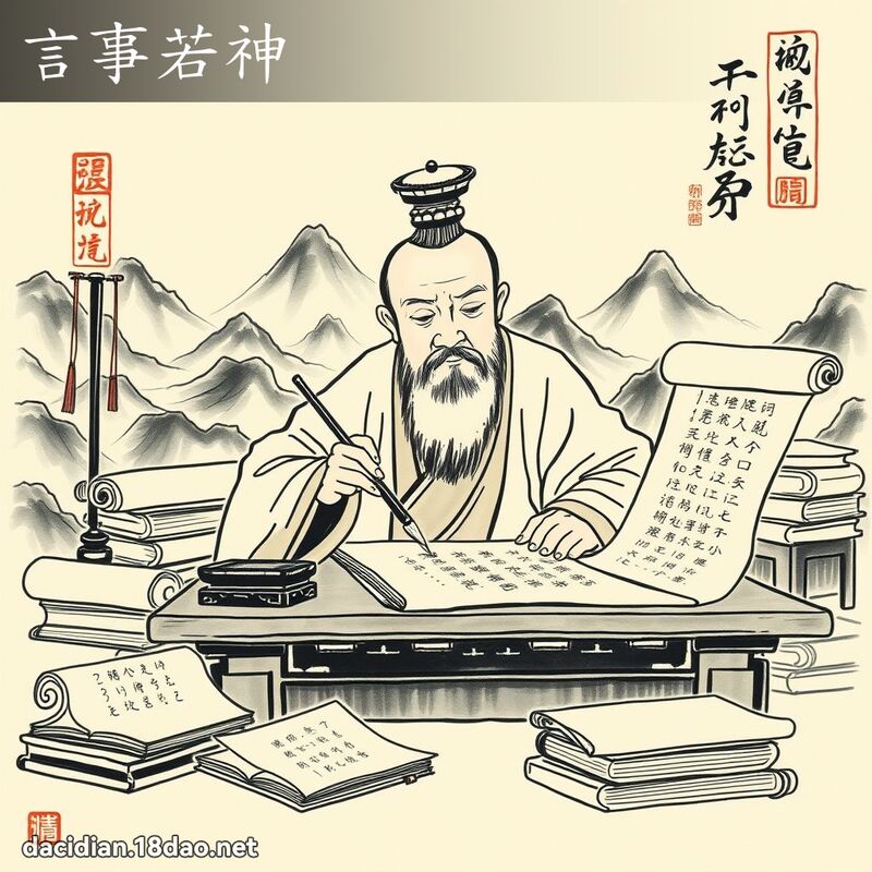 言事若神 配图