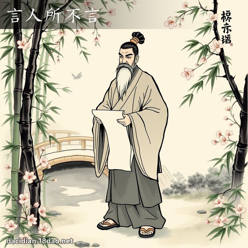 言人所不言 配图