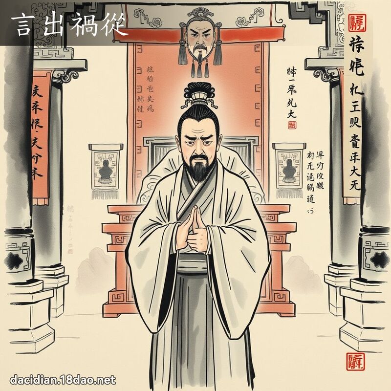 言出祸从 配图