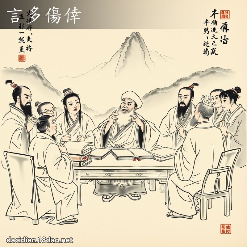 言多伤倖 配图
