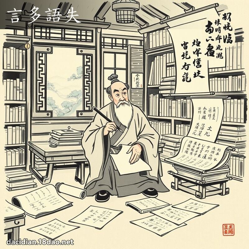 言多语失 配图