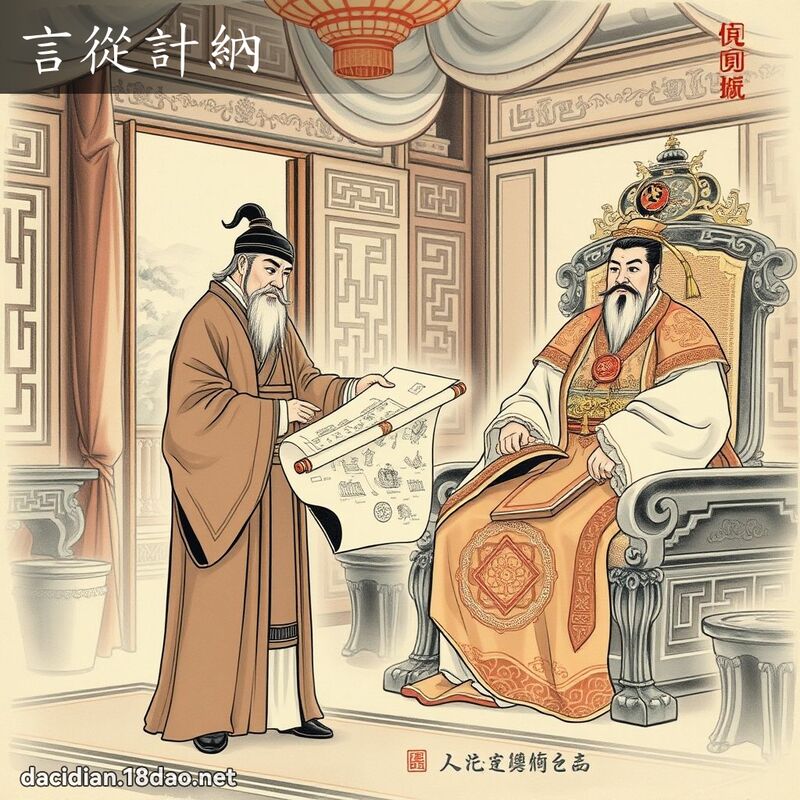 言从计纳 配图