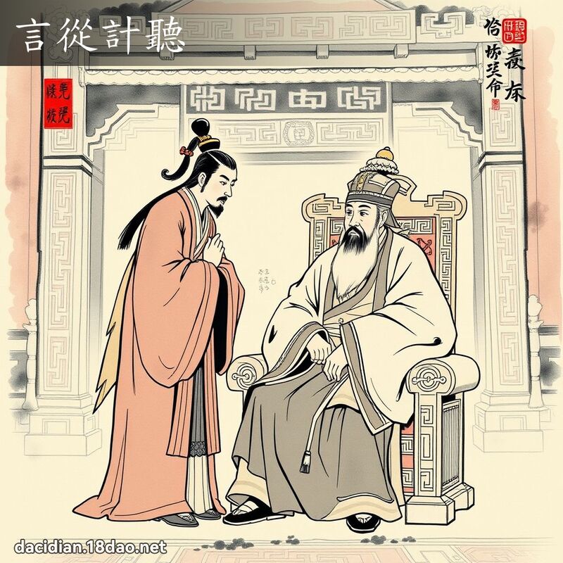 言从计听 配图