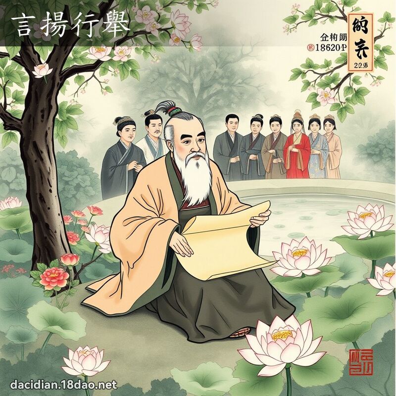 言扬行举 配图