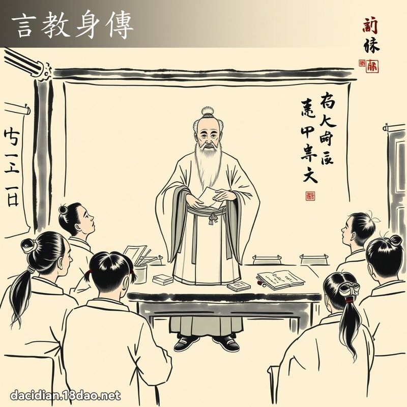 言教身传 配图