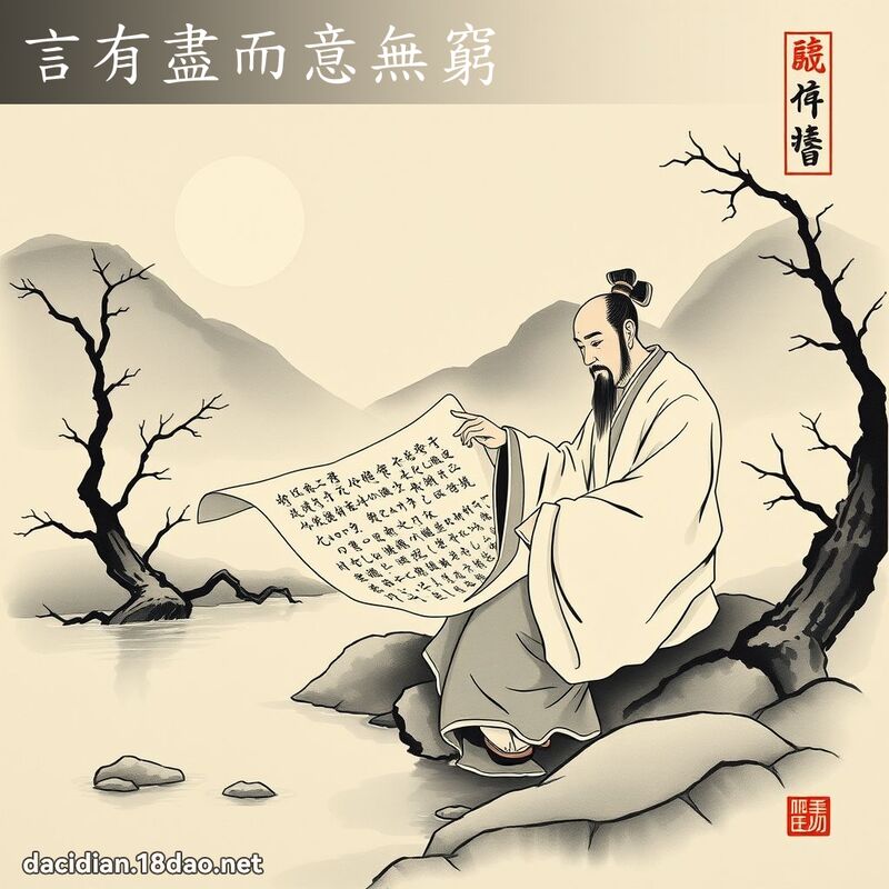 言有尽而意无穷 配图