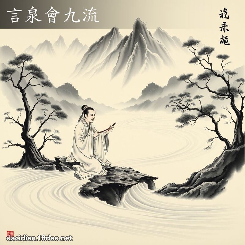 言泉会九流 配图