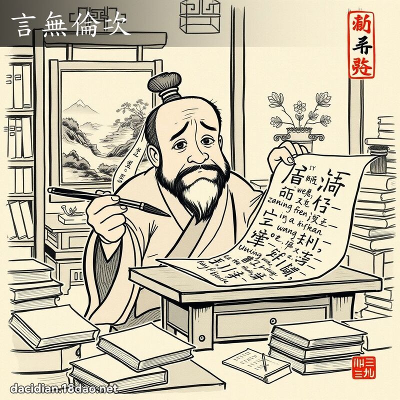 言无伦次 配图