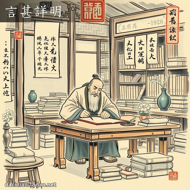 言甚详明 配图