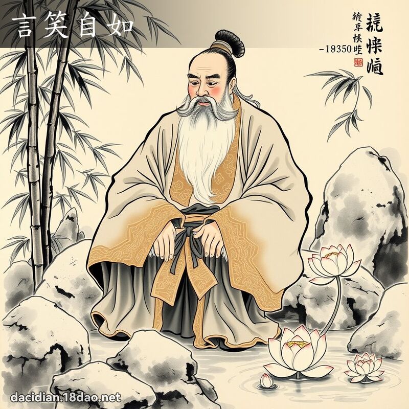 言笑自如 配图