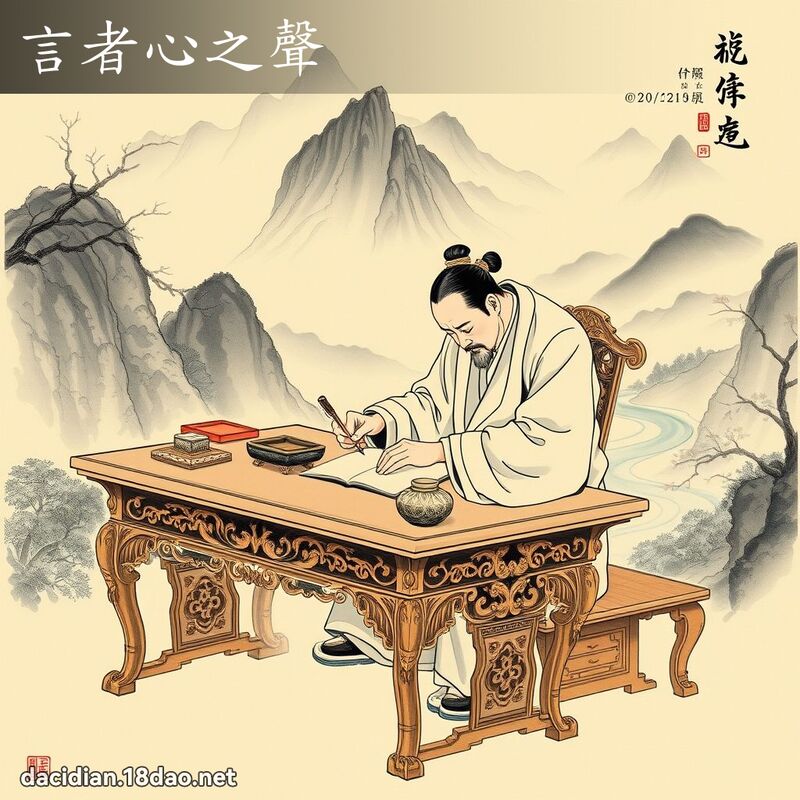 言者心之声 配图